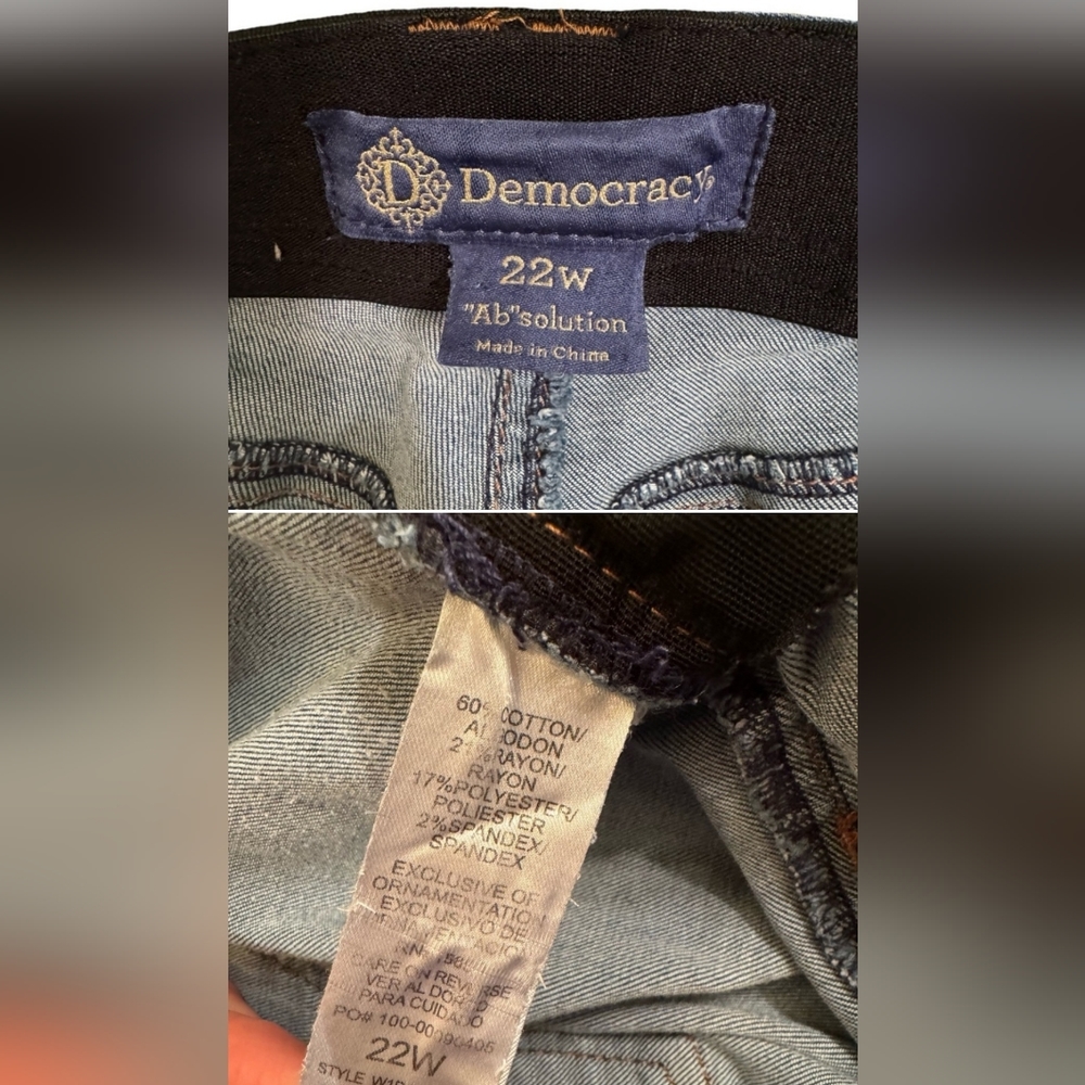 Democracy Ab Solutions Crop/Capri jean